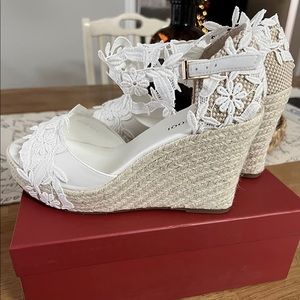COPY - NWT  Wedge Platform Strap Open Toe Sandals, MULTIPLE SIZE AVAILABLE!